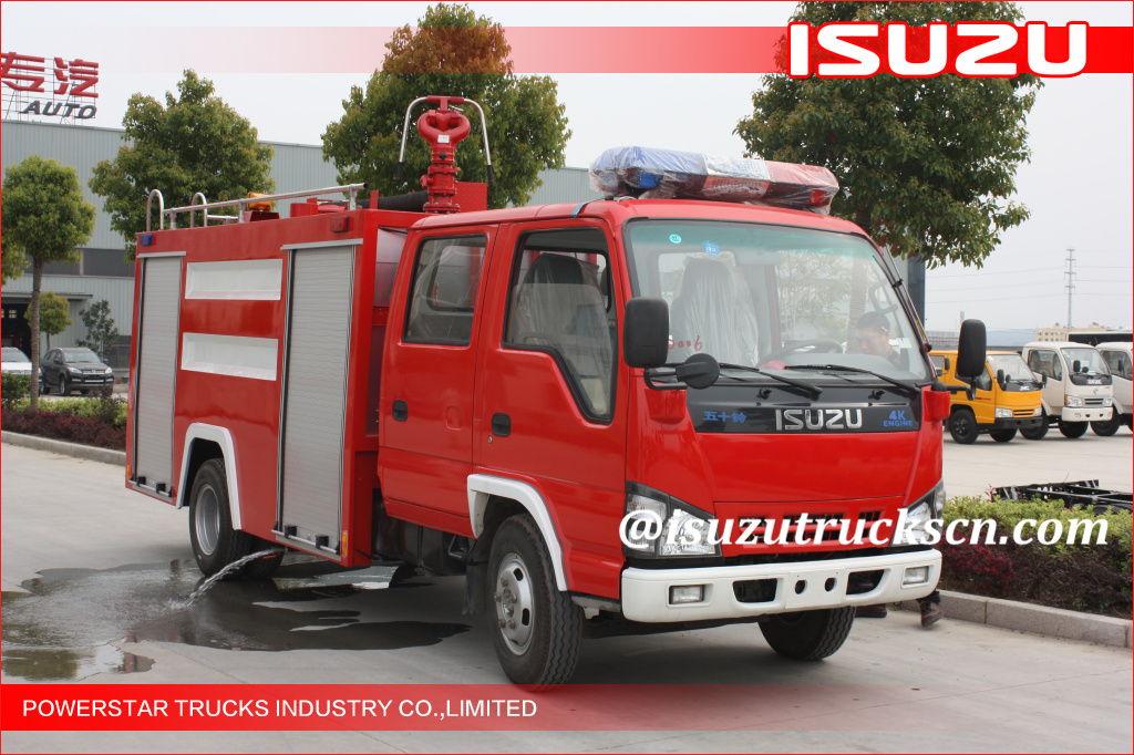 Isuzu NKR77 өрт сөндіру көлігін Филиппинге жеткізу