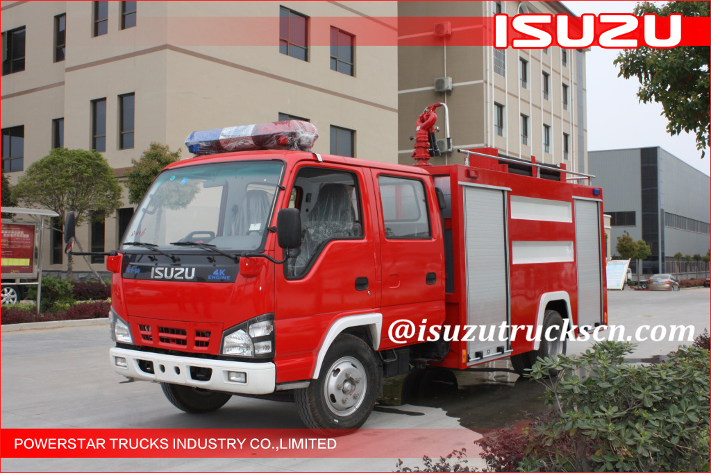 Isuzu NKR77 өрт сөндіру көлігін Филиппинге жеткізу