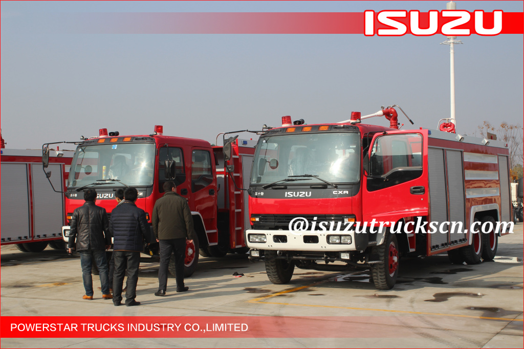 6*4 12000L Fire Truck Isuzu water foam Fire Vehicle supplier