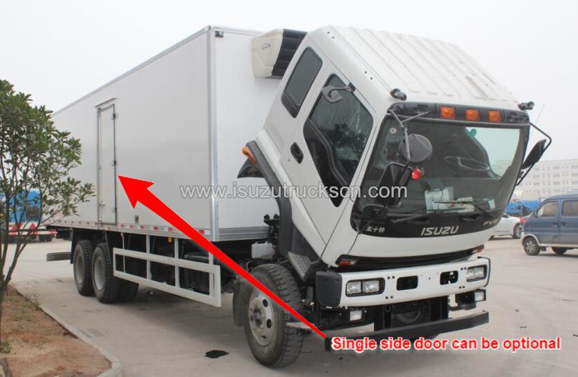 ISUZU FVZ тоңазытқыш фургоны Руандаға.