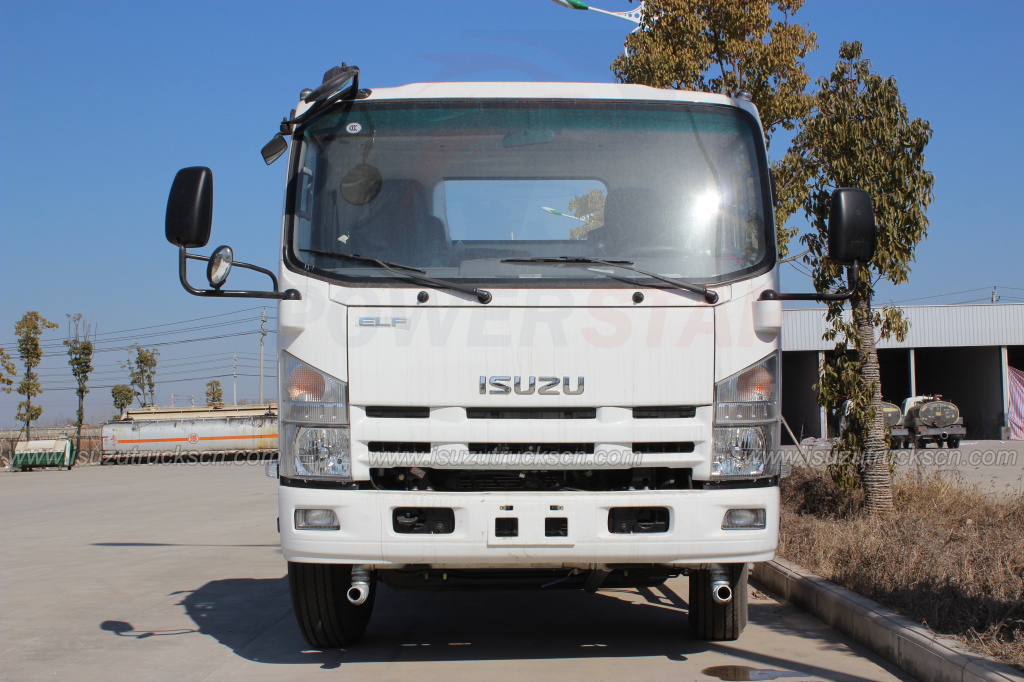 Жапондық 7000L 8000L ELF Isuzu суару цистернасы көше серіппелі жүк көлігі