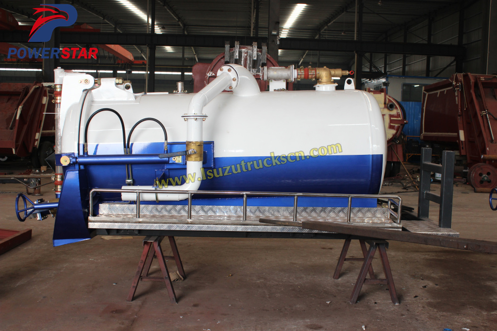 Vacuum sewage suction tanker kits (Vacuum trucks up structure)