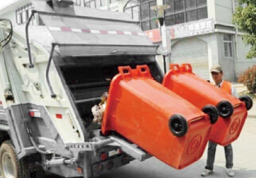 bin hopper for garbage compactor truck