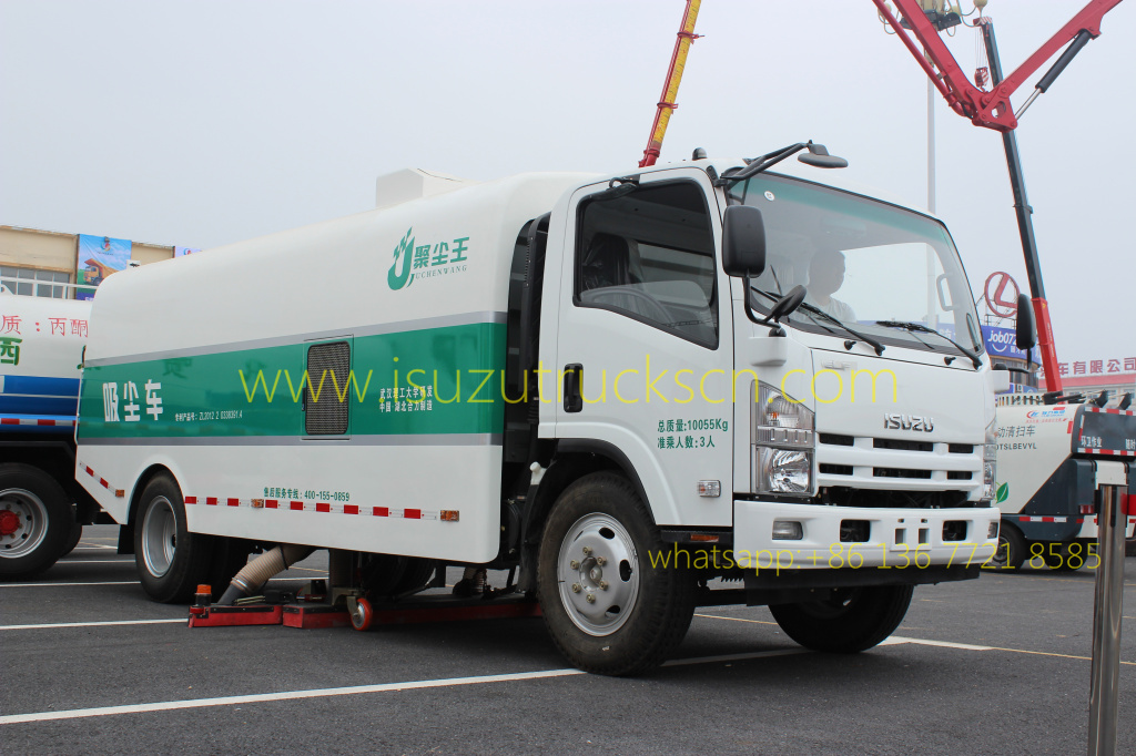 ISUZU Vacuum Truck Mounted Road Sweeper specifications and pictures