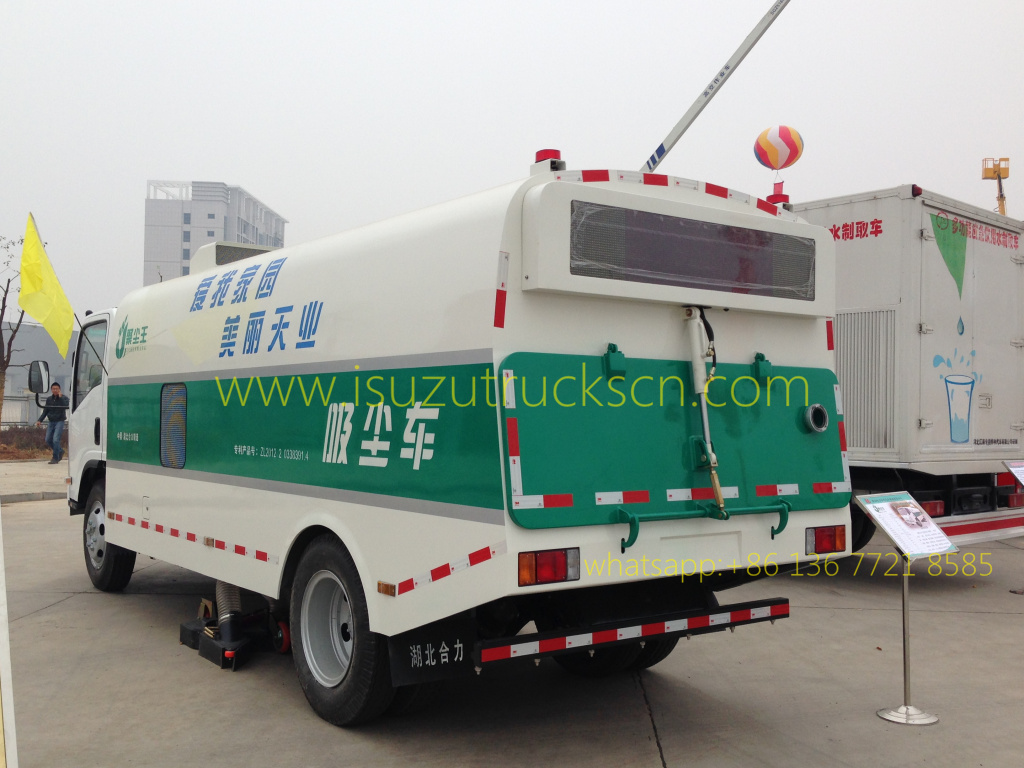 ISUZU Vacuum Truck Mounted Road Sweeper specifications and pictures