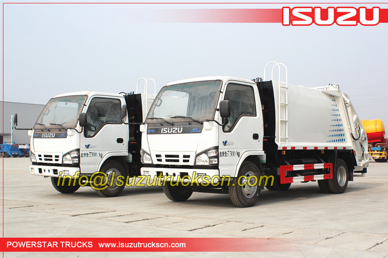 санитарлық қоқыс жинағыш Isuzu жүк көлігі,