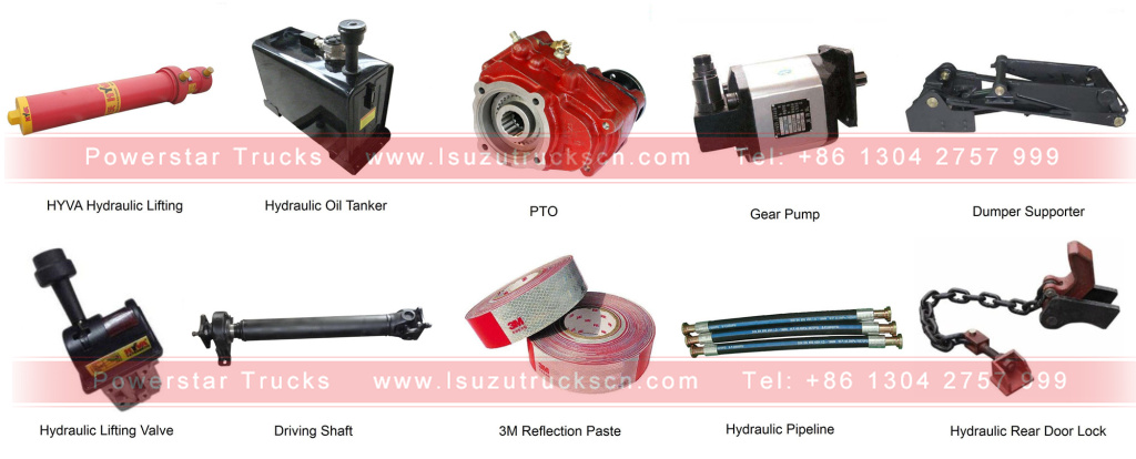 Spare parts for hino heavy duty dumper tipper trucks