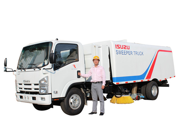 Жапонияның KATO құрастырған жол сыпырғыш жүк көліктері Isuzu powerstar