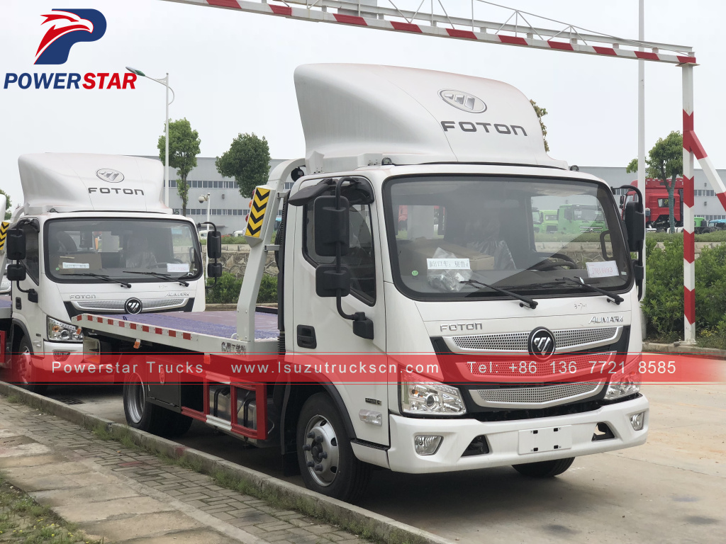 перу FOTON AUMARK 5 тонналық жалпақ төсек эвакуаторы сатылады