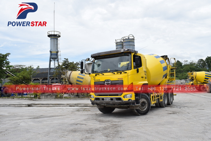 New HINO Chassis 8m3 concrete mixer truck for sale