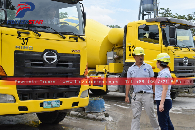 New HINO Chassis 8m3 concrete mixer truck for sale