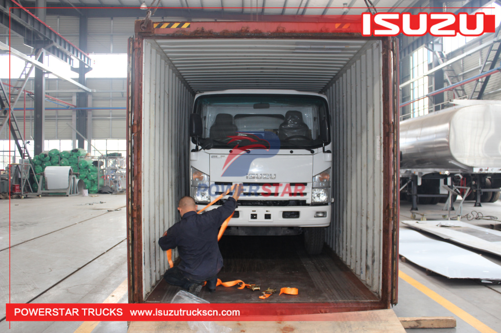 Custom stainless steel Isuzu Potable Water Service Tanker Trucks for sale