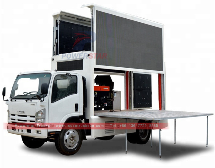 ISUZU ELF Mobile LED Screen сыртқы жарнама жүк көлігі