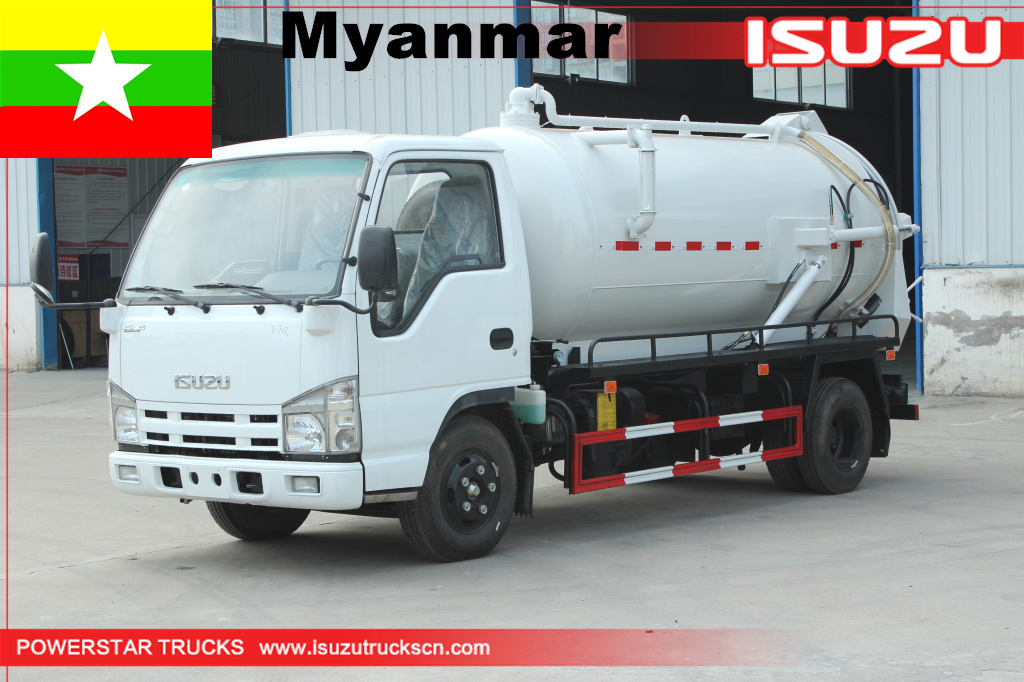 Myanmar Isuzu 5000 литрлік ауыз су цистернасы