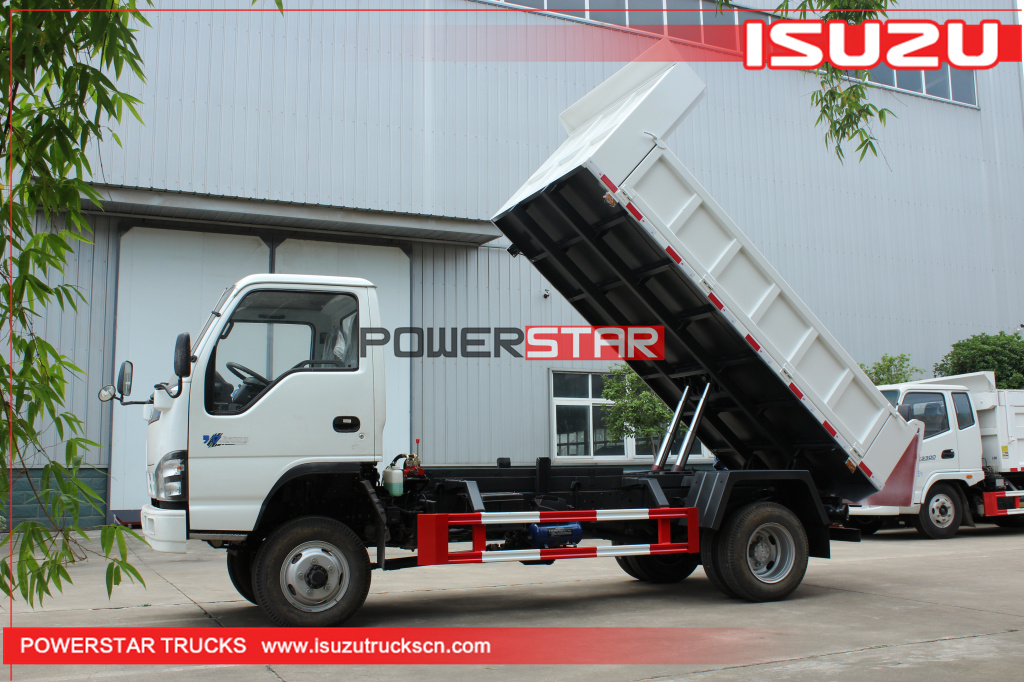 Philippines ISUZU Off road 4X4 3ton mini dump truck tipper truck