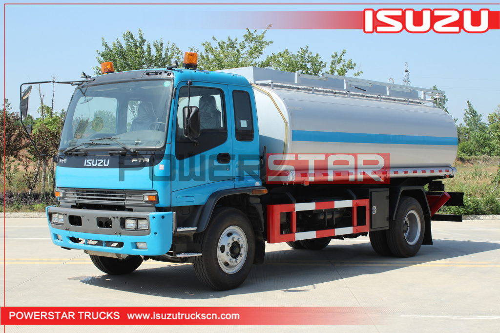 Philippines Oil bowser Fuel Tank Truck Isuzu 16,000L for sale