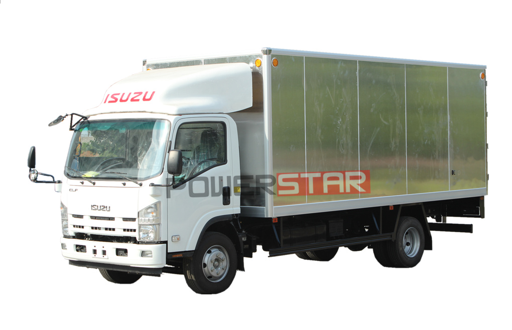 ISUZU алюминий жүк фургоны жүк көлігі сатылады