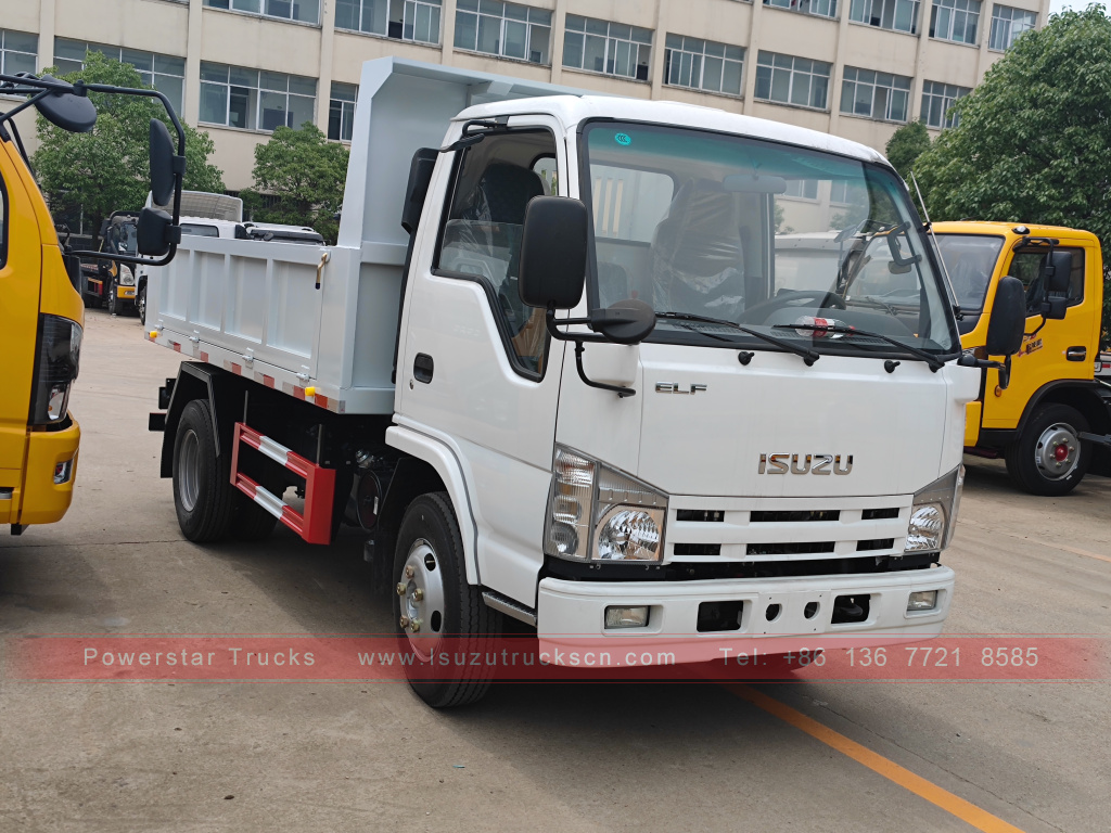 Филиппиндер ISUZU 4X2 6 доңғалақты самосвал 2T 3T 5T ​​Tipper шағын жүк көлігі сатылады