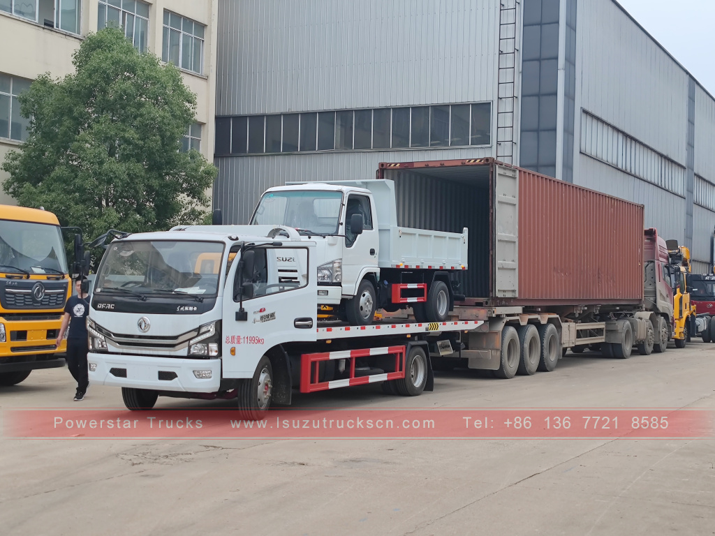 Филиппиндер ISUZU 4X2 6 доңғалақты самосвал 2T 3T 5T ​​Tipper шағын жүк көлігі сатылады