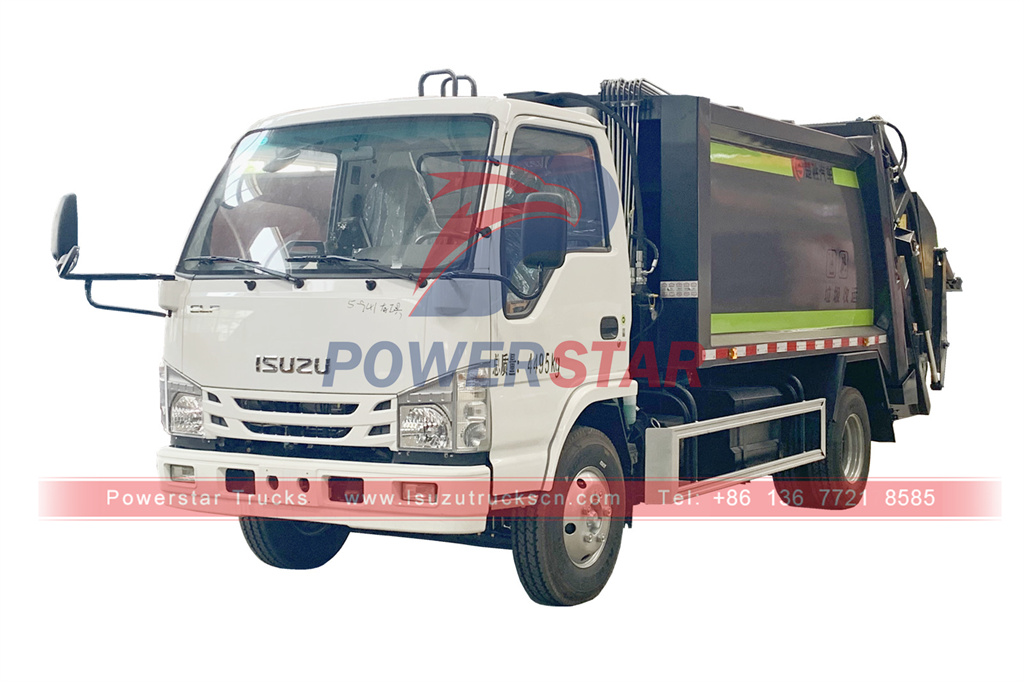 ISUZU elf 6CBM garbage compactor truck