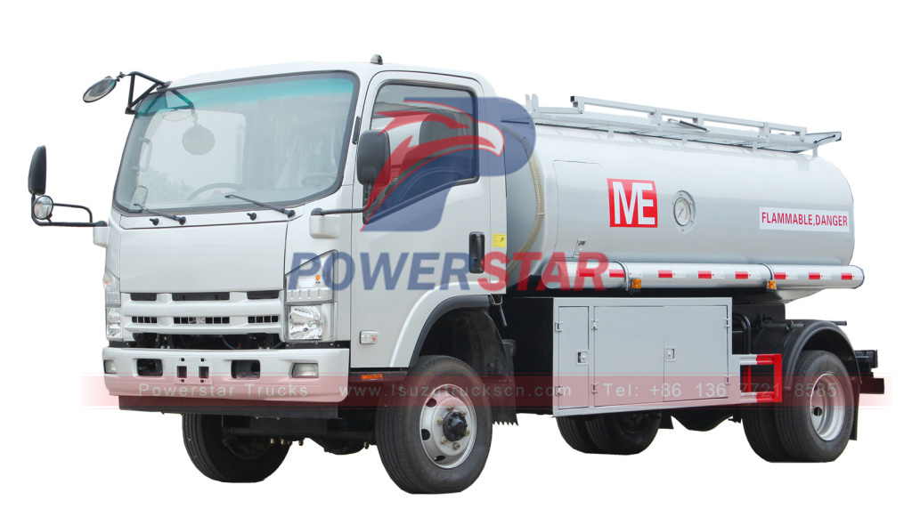 4WD ISUZU ELF NPR 700P 4x4 6000 литр жолдан тыс жанармай автоцистернасы