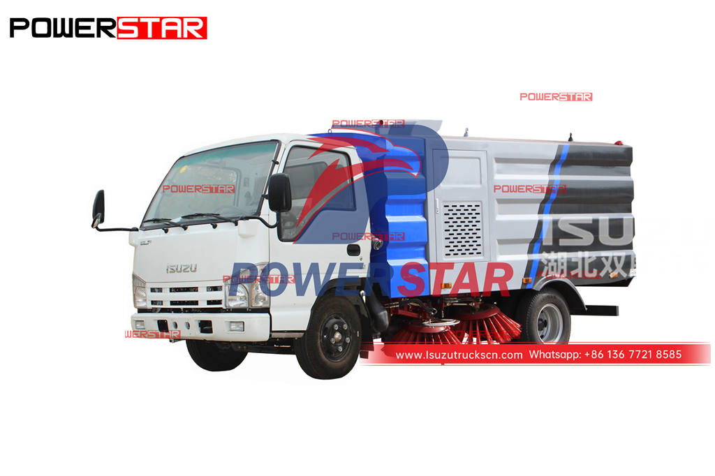 ISUZU ELF 100P 5CBM street sweeping truck for sale