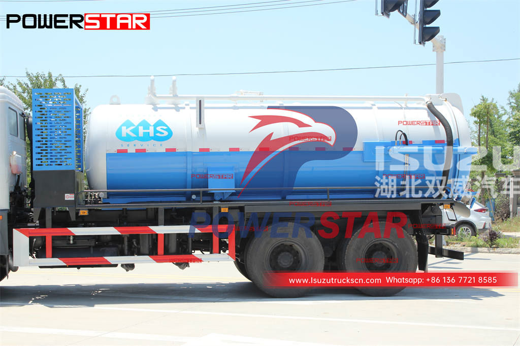 ISUZU GIGA 10 wheeler 22CBM sewer tank truck for sale