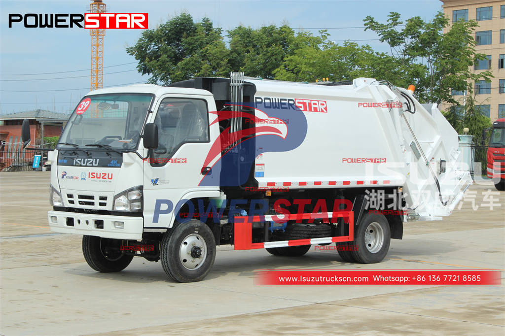 Good price ISUZU 4Ã—4 6CBM garbage compression truck for sale