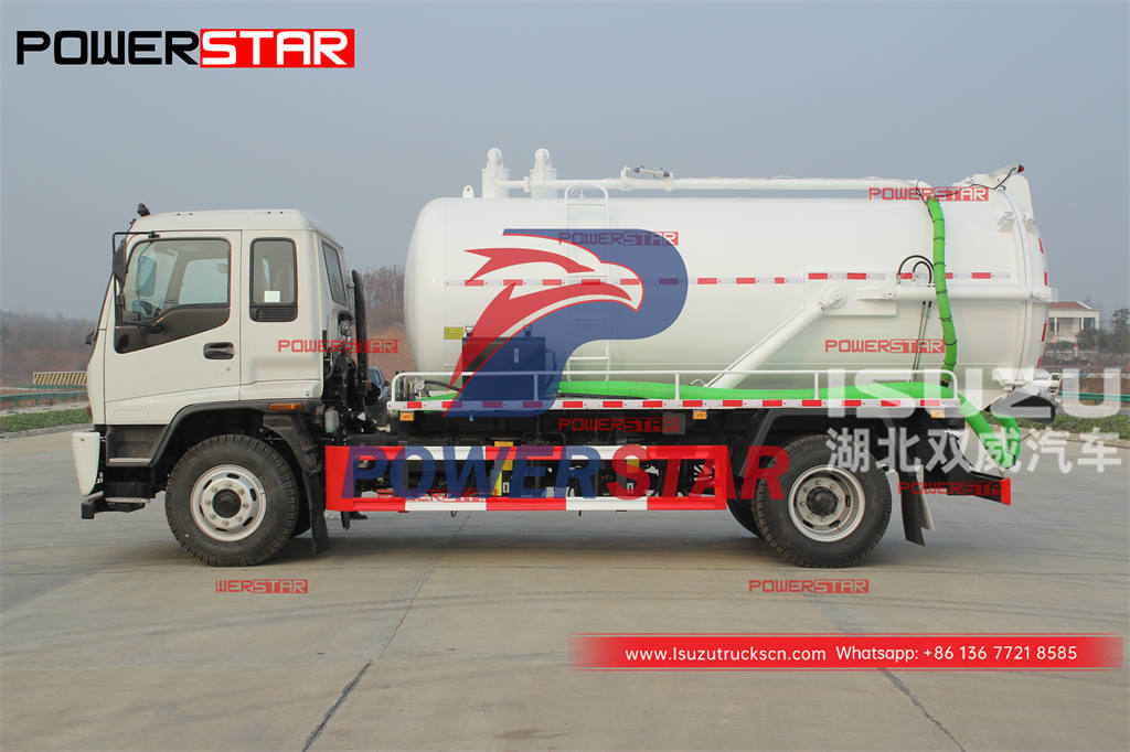 Good price ISUZU 4WD off-road vacuum pumping truck for sale