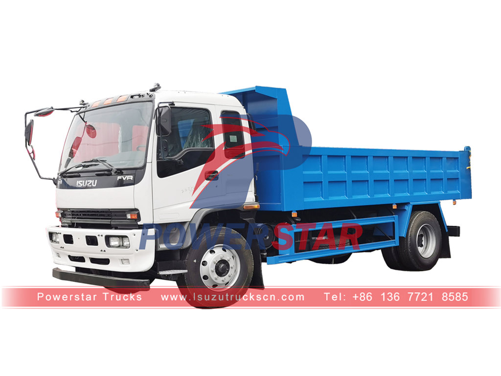 ISUZU FVR 4Ã—2 dump truck with 10 tons payload capacity