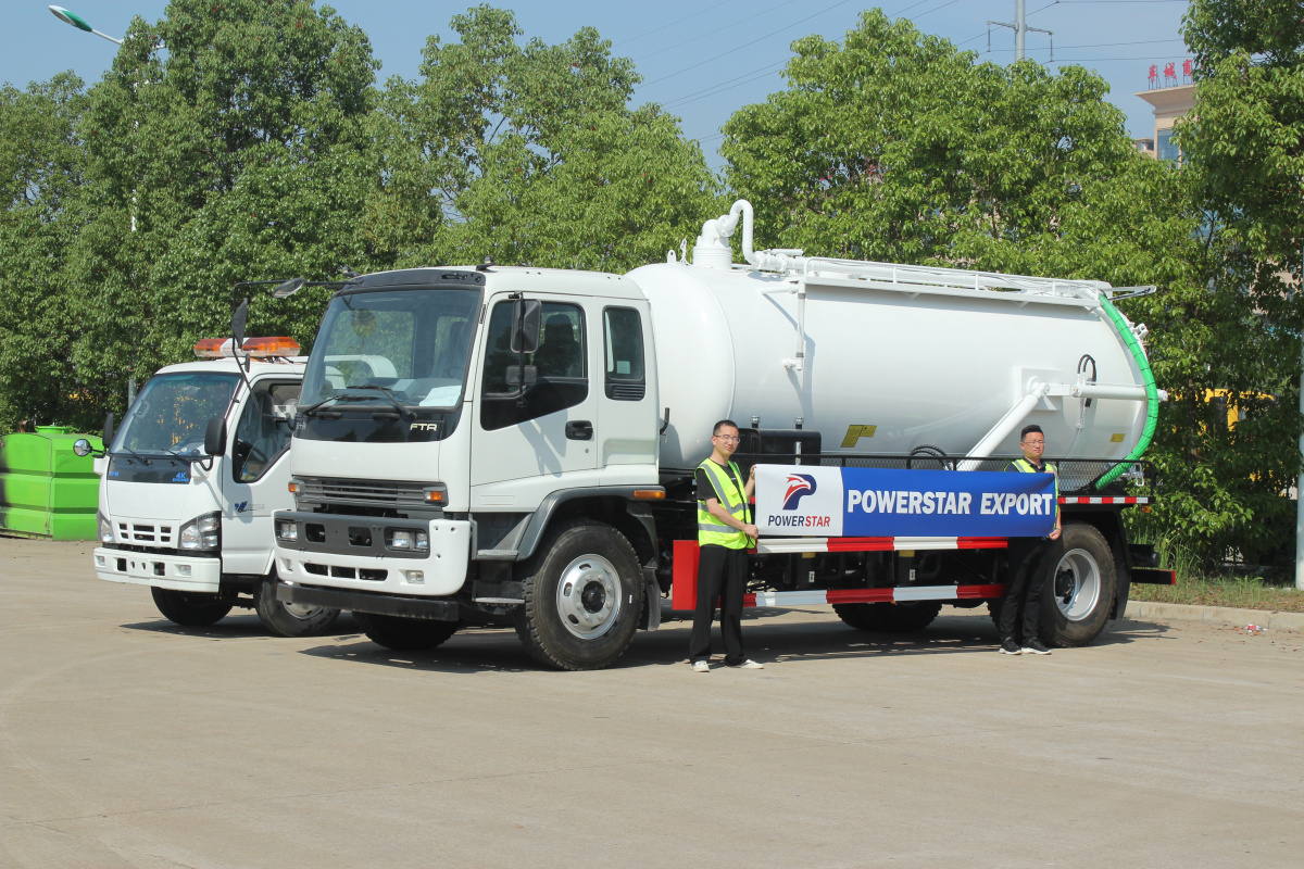 Филиппин Isuzu FTR4hk1-tc50 вакуумдық жүк көлігі Isuzu NKR 600P қалпына келтіруші жүк көлігі