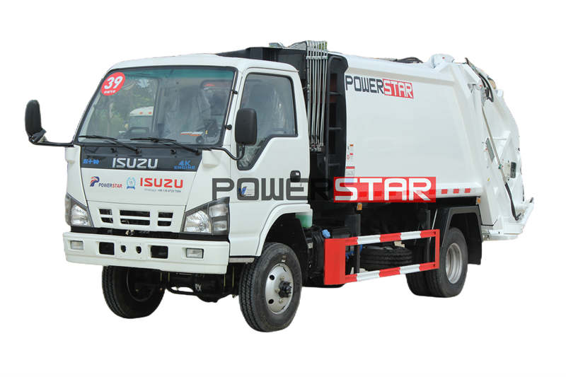 Isuzu жолдан тыс қоқыс сығымдағыш машинасы