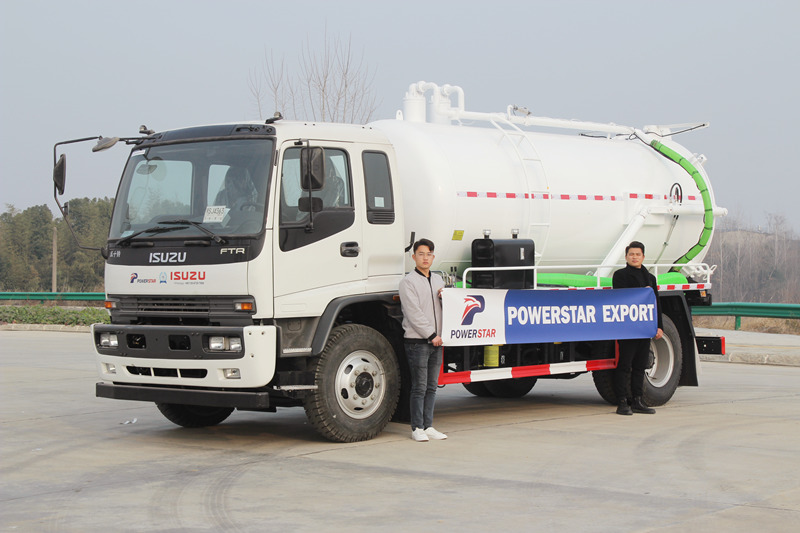 ISUZU FTR septic tank pump truck