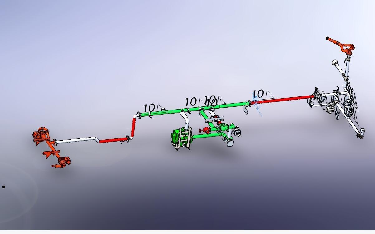 Safety pipeline system for watering