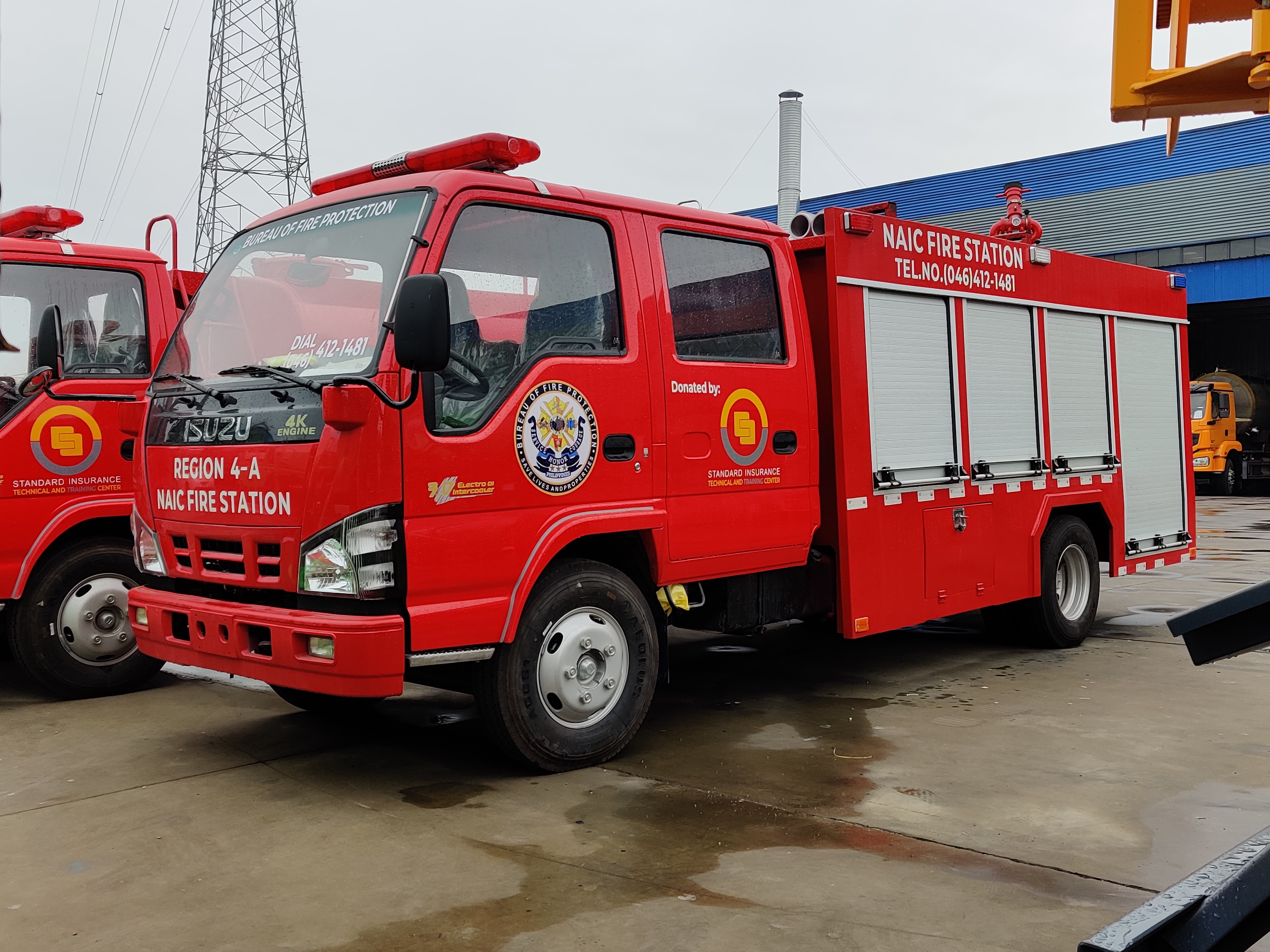 Philippines Water Rescue Fire Apparatus made by Isuzu