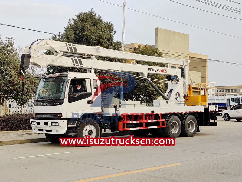 ISUZU 22m bucket truck