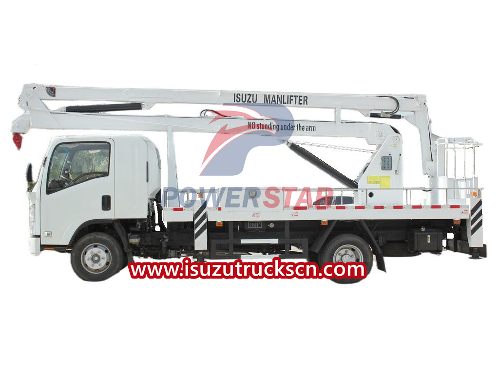 Manlift aerial work truck ISUZU