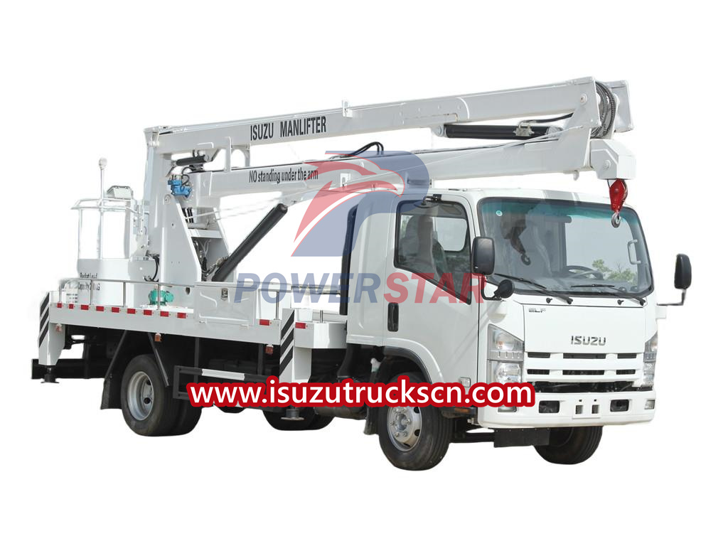 Manlift aerial work truck Isuzu