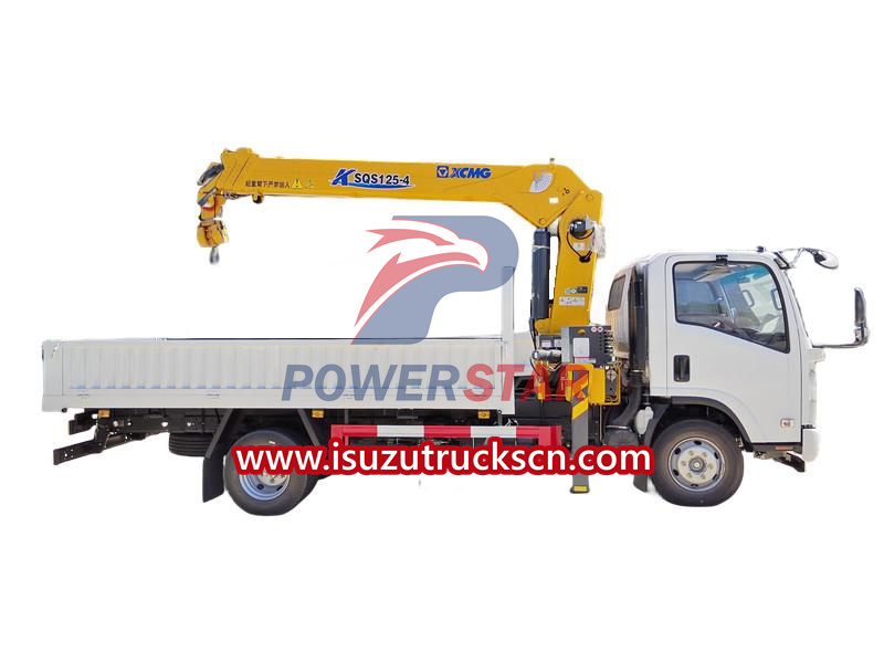 Isuzu NPR loader crane truck