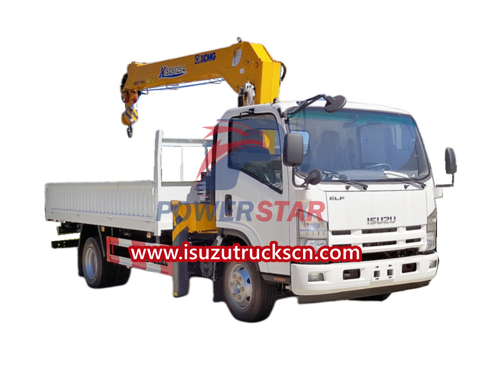 Isuzu NPR loader crane truck