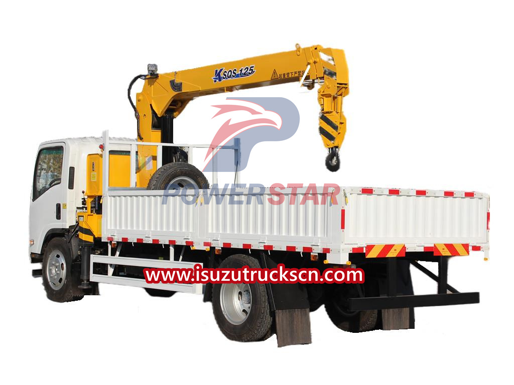 Isuzu crane truck NPR