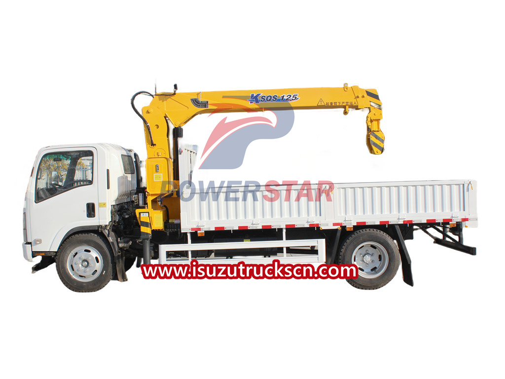 Isuzu crane truck NPR