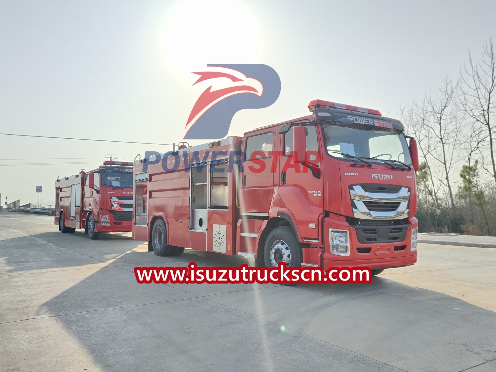 isuzu giga өрт сөндіру көлігі