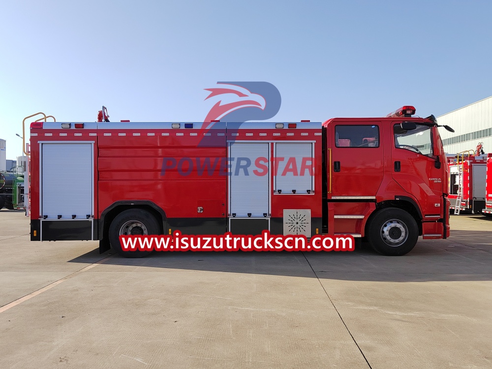 isuzu giga өрт сөндіруге соққы берді