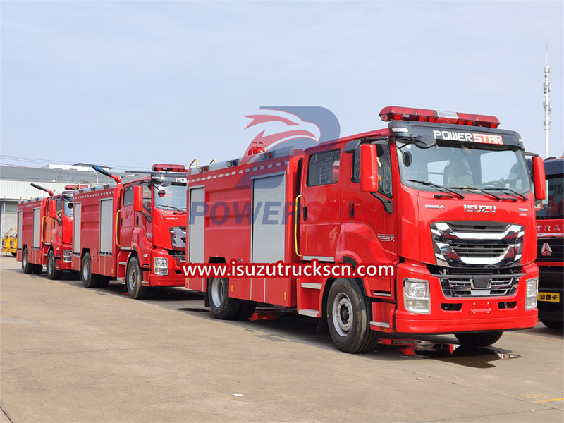 Isuzu giga өрт сөндіру көлігі