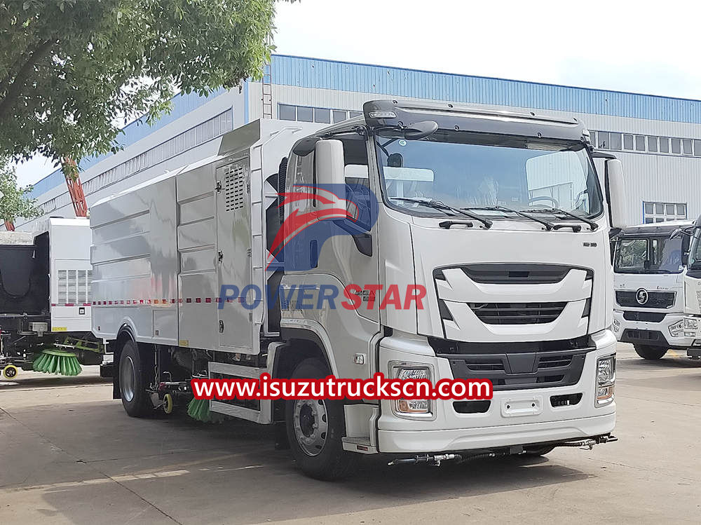 Isuzu электрлік жол сыпырушы