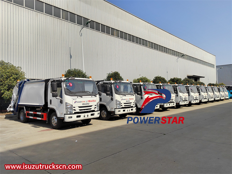 Isuzu ELF rear loader compactor