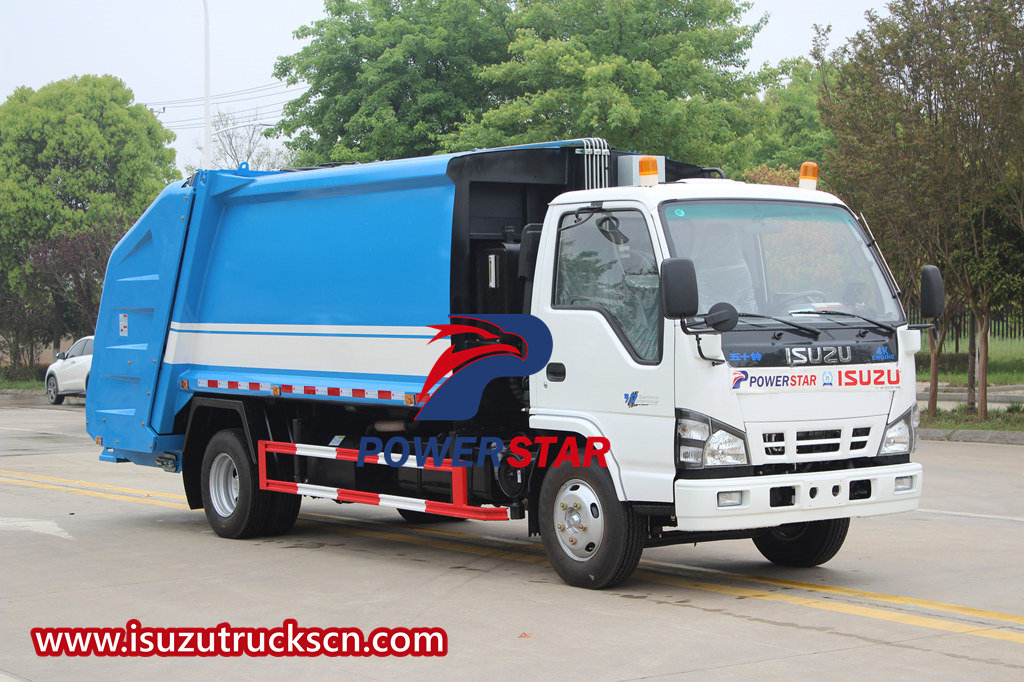 Isuzu қысылған қоқыс таситын көлік