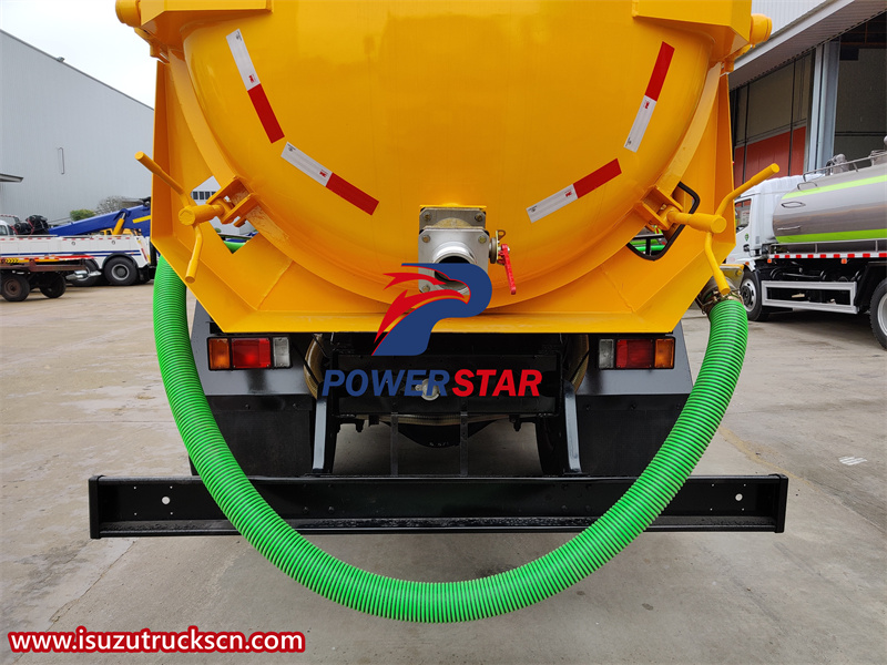 ISUZU sewage vacuum truck