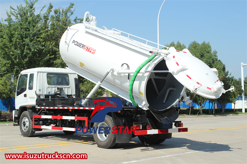 isuzu 10cbm sewage disposal truck